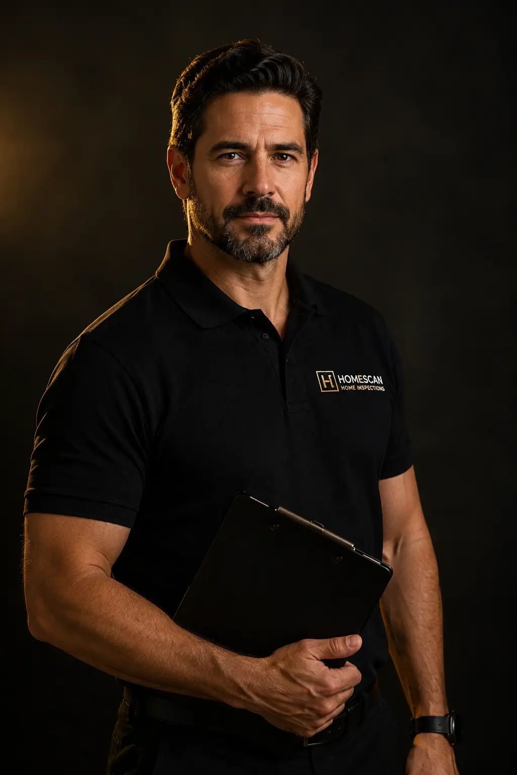 Inspector certificado de HomeScan realizando inspección técnica de vivienda en Monterrey